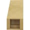 Ekena Millwork 5-inch W x 10-inch D x 10-inch H Imperial Rough Cedar Woodgrain TimberThane Knee Brace, Primed BRCUR05X10X10IMPRCPR - alternate 3